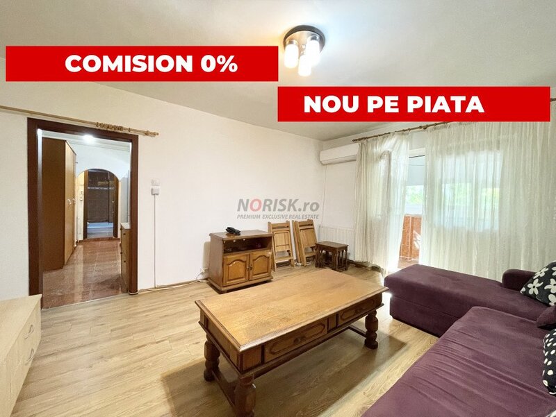 Timpuri Noi  2 camere  62mp   etaj 1 - centrala  confort sporit